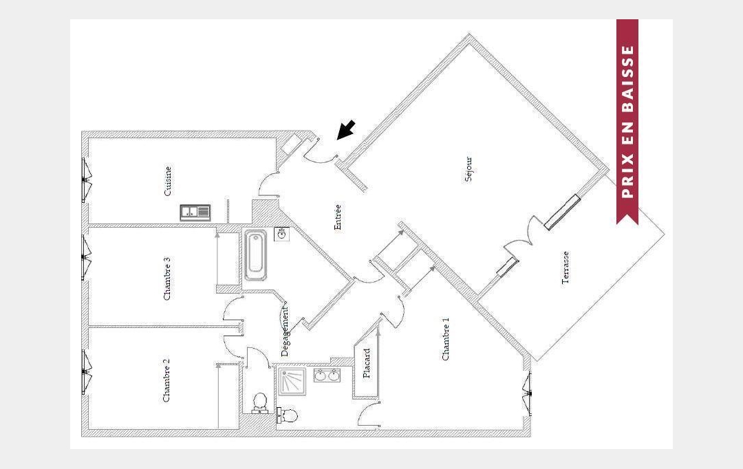 Annonces CRAPONNE : Appartement | ECULLY (69130) | 105 m2 | 470 000 € 