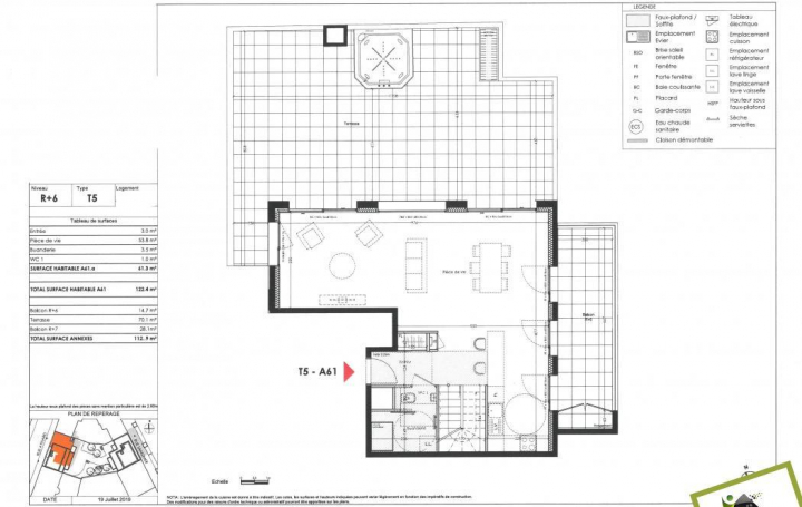 Annonces CRAPONNE : Appartement | VILLEURBANNE (69100) | 122 m2 | 830 000 € 