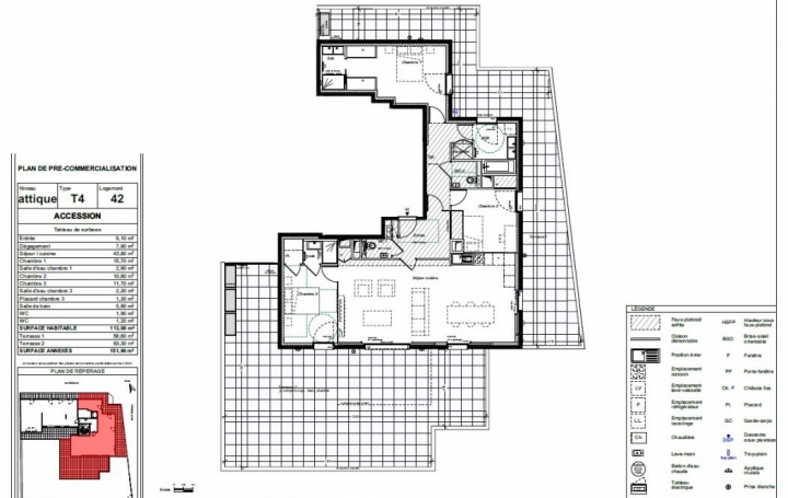 Annonces CRAPONNE : Appartement | LYON (69003) | 113 m2 | 985 000 € 